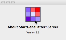StartGenePatternServer 9.5 : Main window