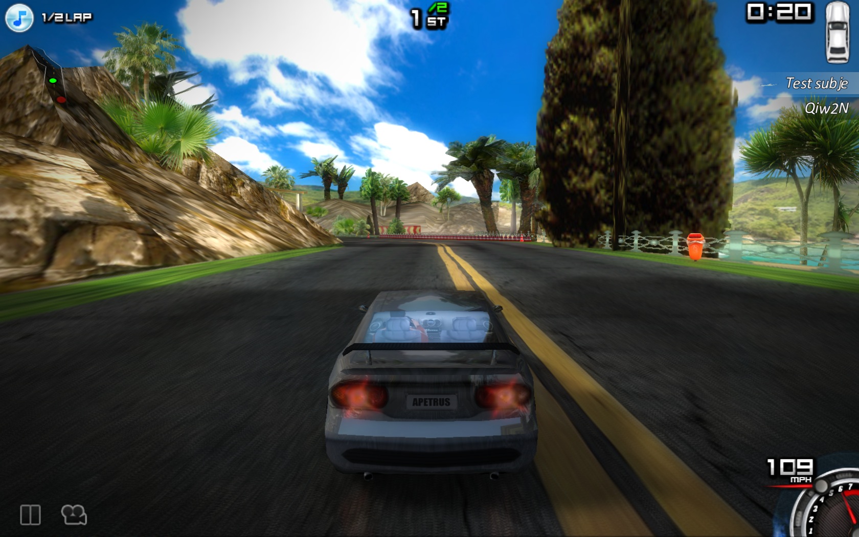 Race illegal High Speed 3D 1.1 : Gameplay