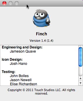 Finch 1.4 : About