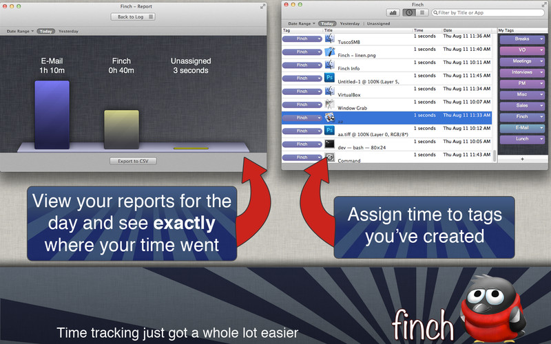 Finch 1.4 : Finch screenshot