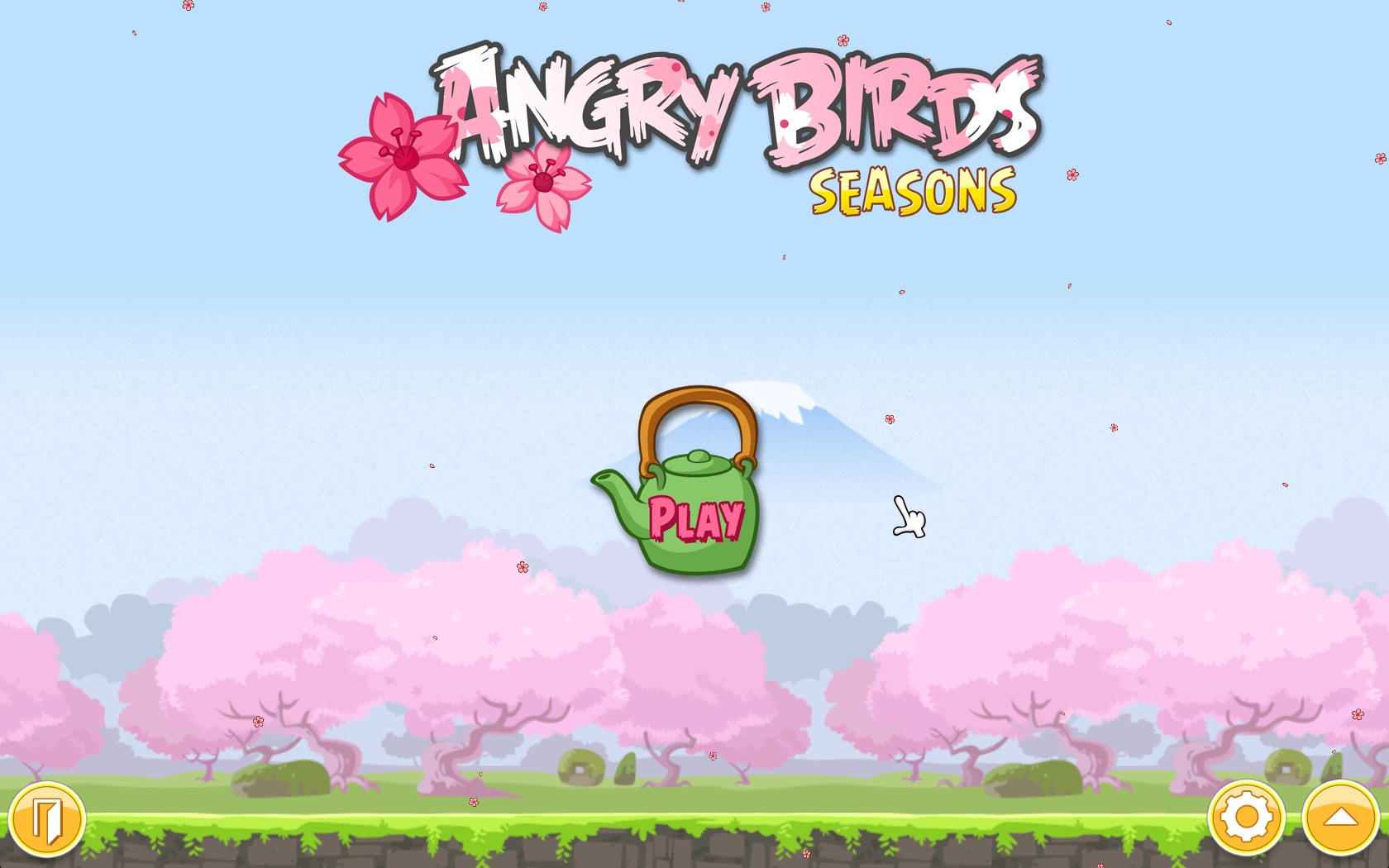 Angry Birds Seasons : Menu