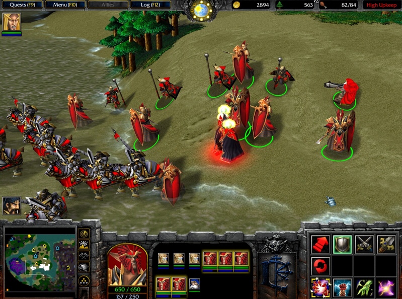 Warcraft III Frozen Throne 1.2 : Main window