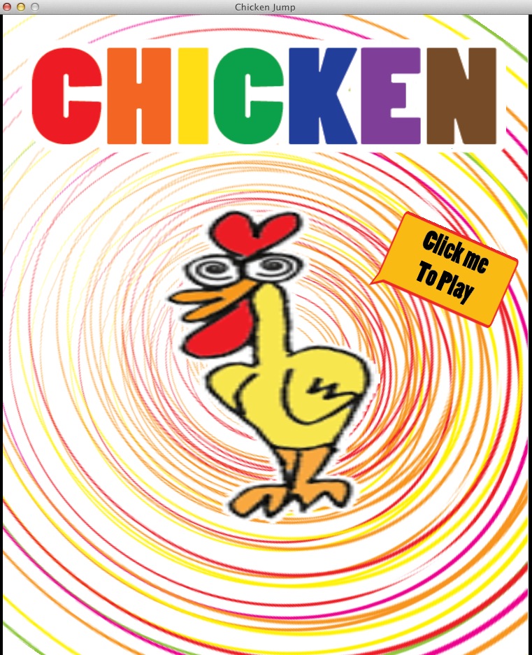 Chicken Jump 1.2 : Main menu