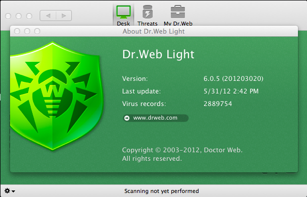 Dr.Web Light 6.0 : About