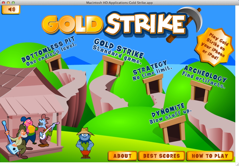 Gold Strike 1.2 : Main Menu