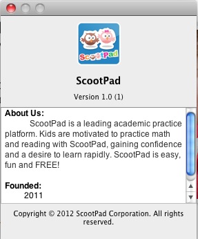 ScootPad 1.0 : About