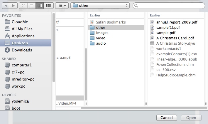 Doremisoft Mac PDF to EPUB Converter 3.1 : Selecting Input File