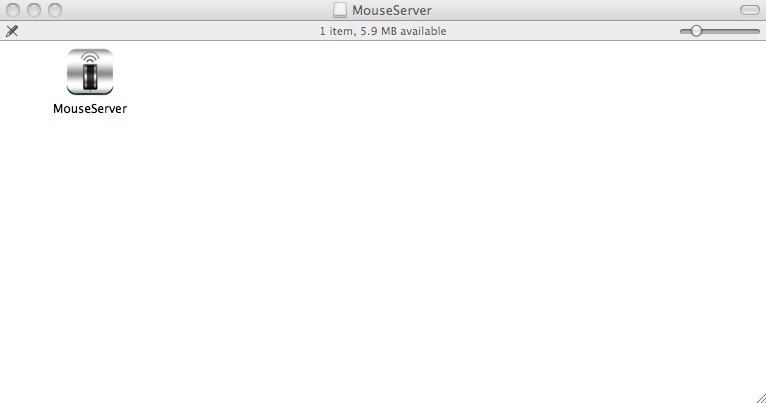MouseServer 1.2 : Main window