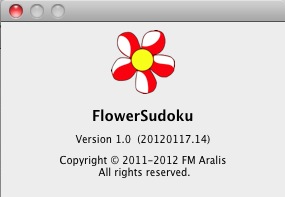 FlowerSudoku 1.0 : About