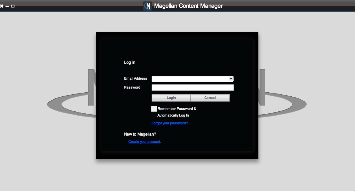 ContentManager 2.5 : Main window