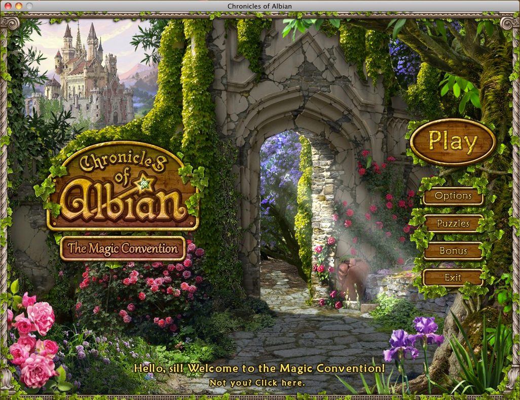 Chronicles of Albian : Main menu