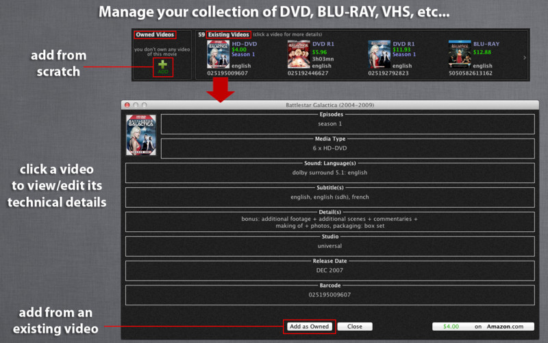Coollector Movie Database 3.2 : Coollector Movie Database screenshot
