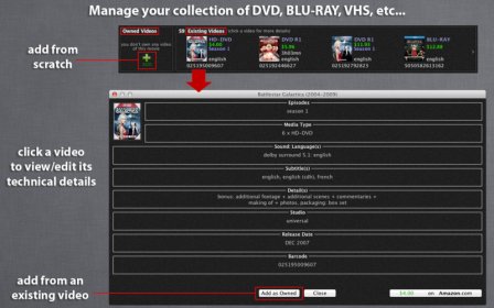 Coollector Movie Database screenshot