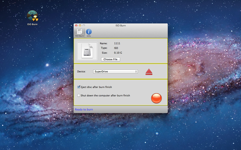 ISO Burn-Disc 2.0 : ISO Burn-Disc screenshot