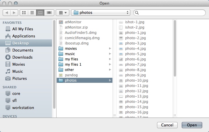 Easy Rename 1.2 : Selecting Input Folder