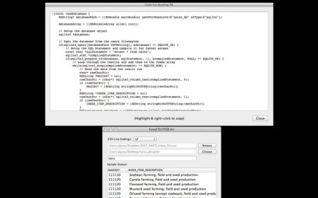 EasyCSV2SQLite screenshot