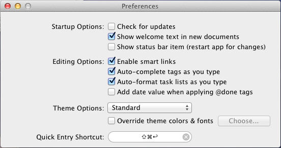 Task Paper 2.3 : Preference Window