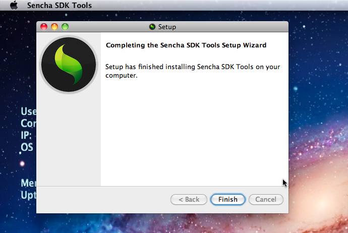 SenchaSDKTools--Developer-Preview-1 2.0 beta : Main Window