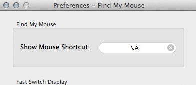 Find My Mouse 1.0 : Preferences