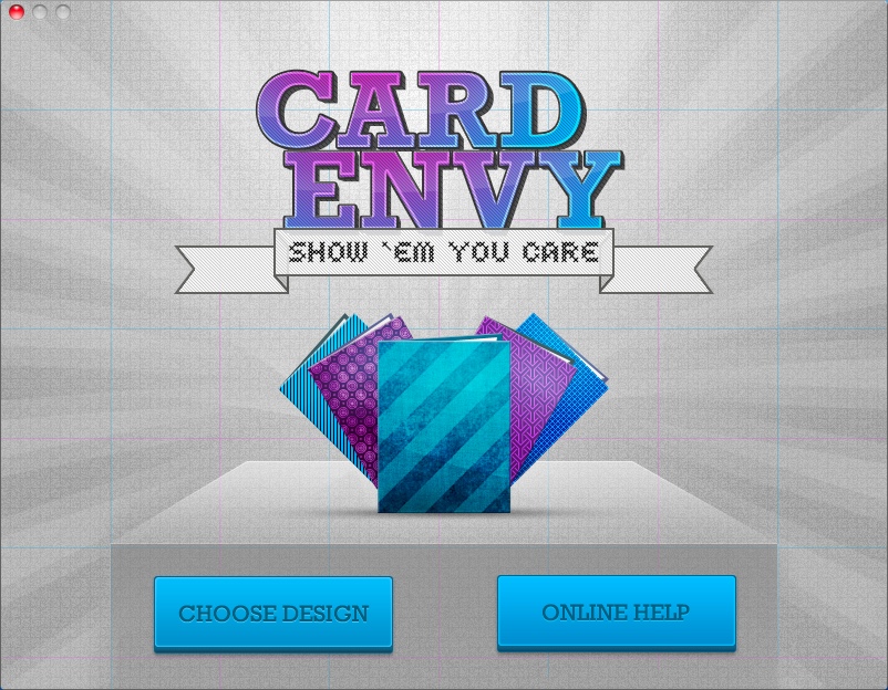 Card Envy 1.0 : Welcome Window