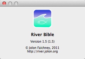 River Bible 1.5 : About Window