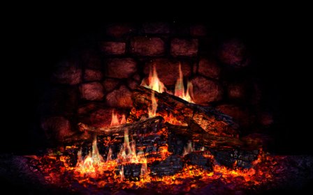 Fireplace 3D Lite screenshot