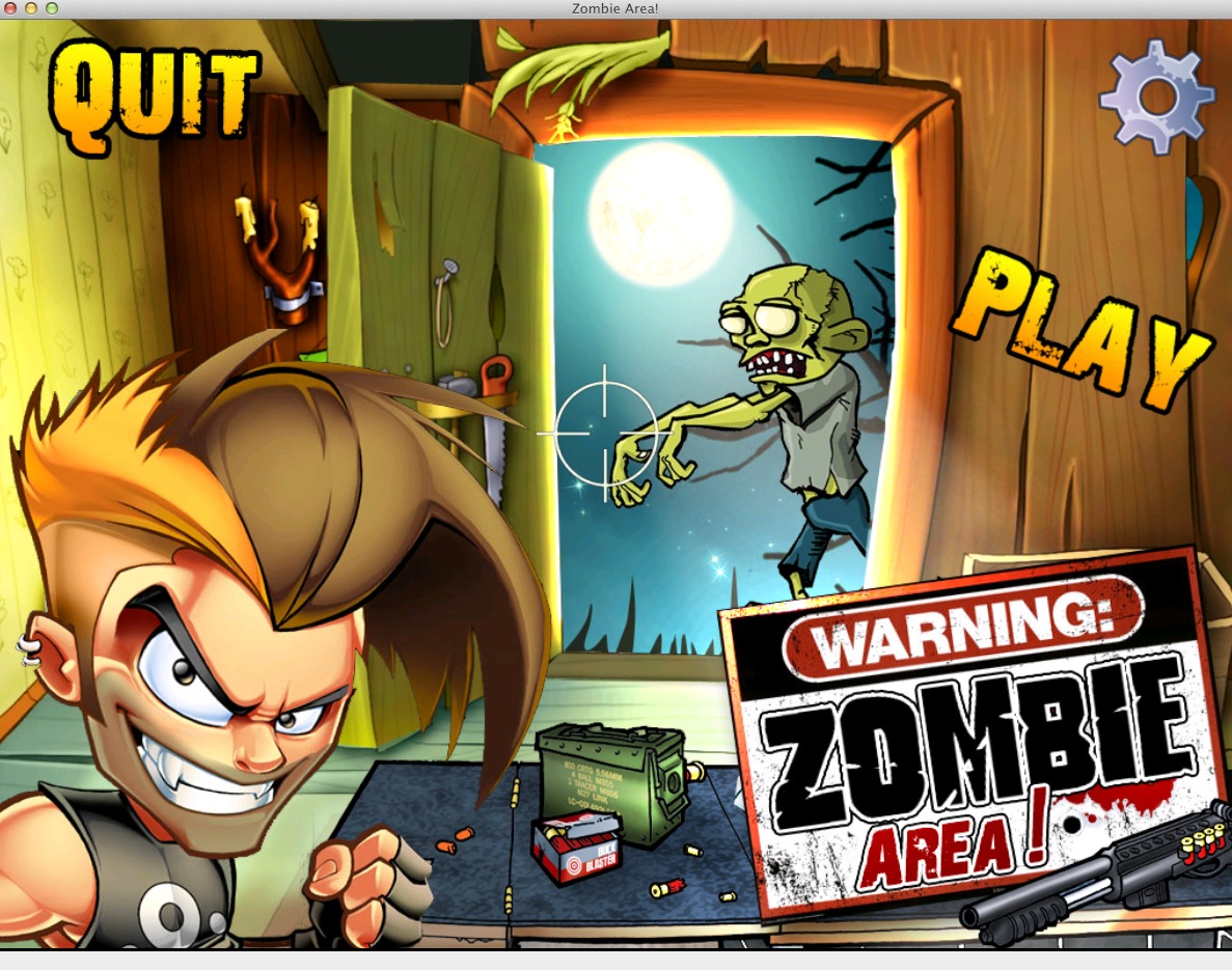 ZombieArea 1.0 : Menu
