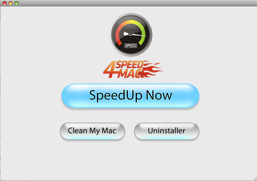 Speed4MAC 2.0 : Main window
