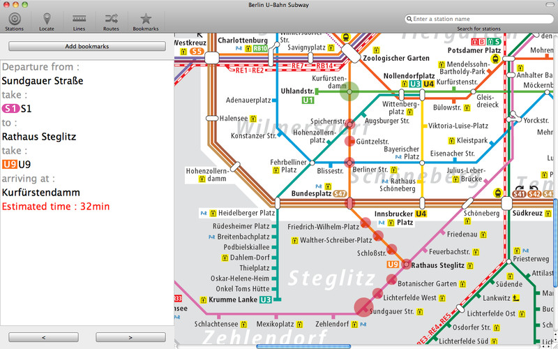Berlin Subway 1.0 : Berlin Subway screenshot