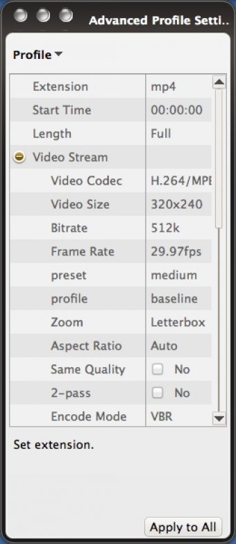 Configuring Advanced Output Settings