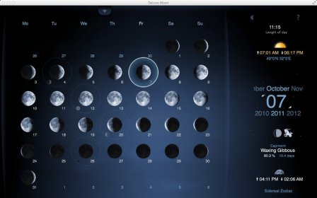 moon phase calendar for mac