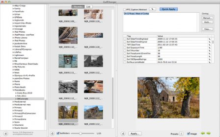 ExifChanger screenshot