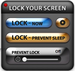 Lock Your Screen 1.6 : Main window