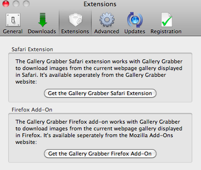 Gallery Grabber QED 1.3 : Browser extensions