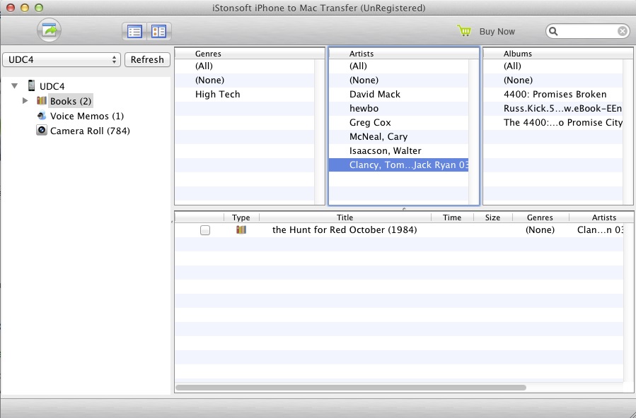 iStonsoft iPhone to Mac Transfer 3.6 : Books