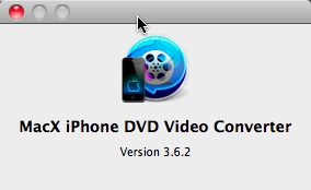 MacX iPhone DVD Video Converter Pack 3.6 : About Window