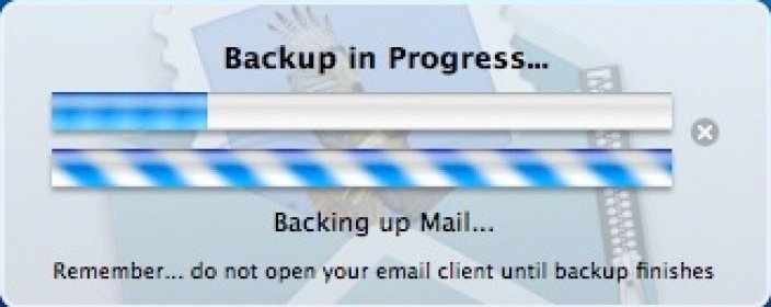 Backup in progress