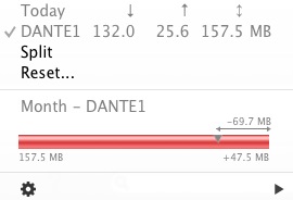 Bandwidth+ 1.4 : Menu