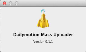 Dailymotion Mass Uploader 0.1 : About Window