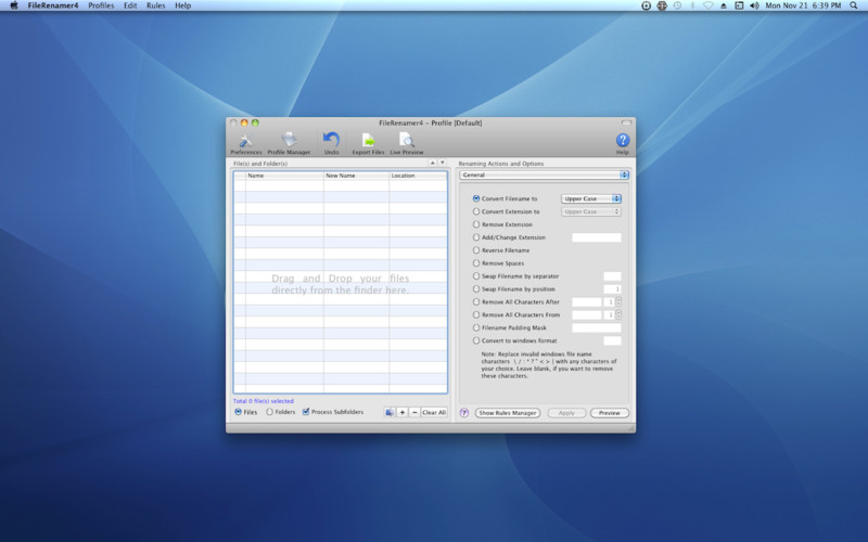 File Renamer Lite 4.1 : File Renamer Lite screenshot