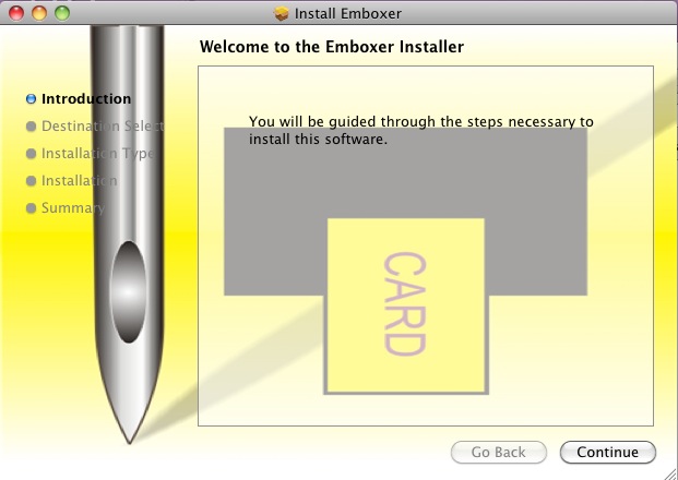 Emboxer 1.0 : Installer