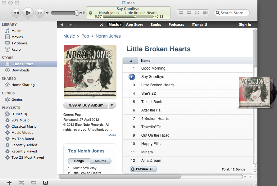 Bowtie 1.5 : iTunes with Bowtie on the right