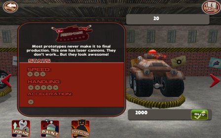 Tires of Fury Monster Truck Racing screenshot