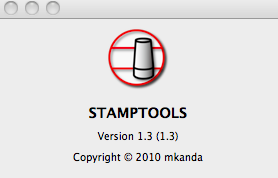 STAMPTOOLS 1.3 : Program version