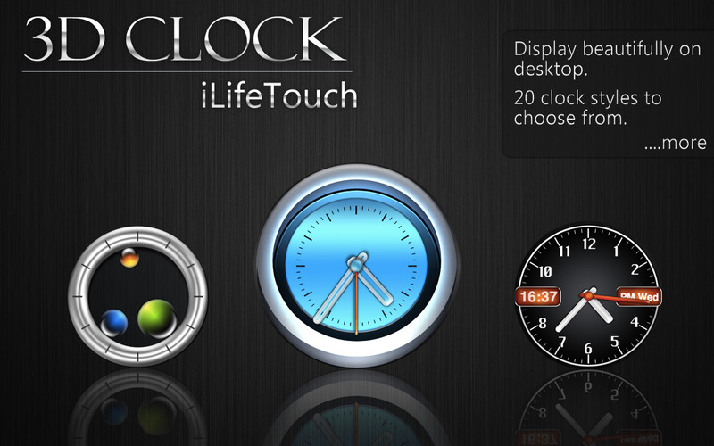 3D Clock 1.6 : 3D Clock screenshot