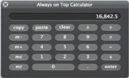 Always on Top Calculator 4.3 : Main Window