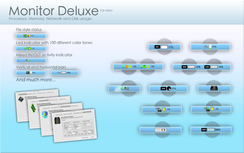 Monitor Deluxe 1.1 : Main Window