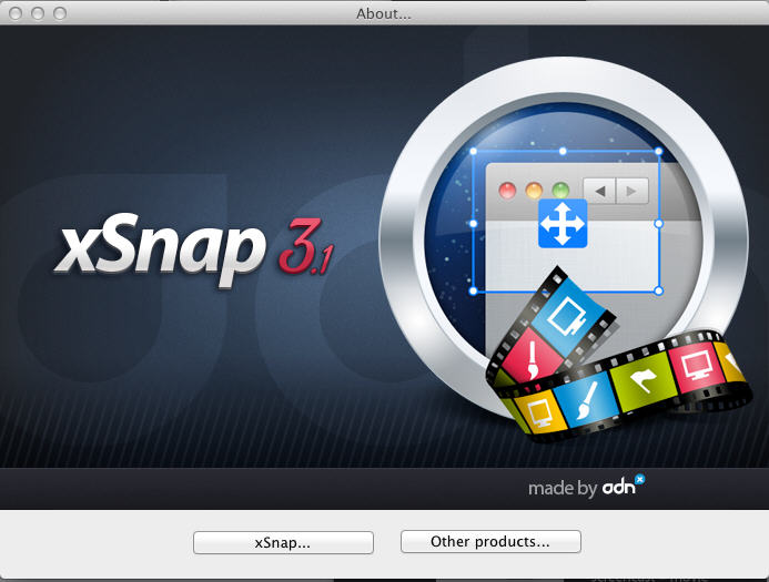 xSnap 3.1 : About Window