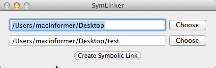 SymLinker 1.0 : Main window