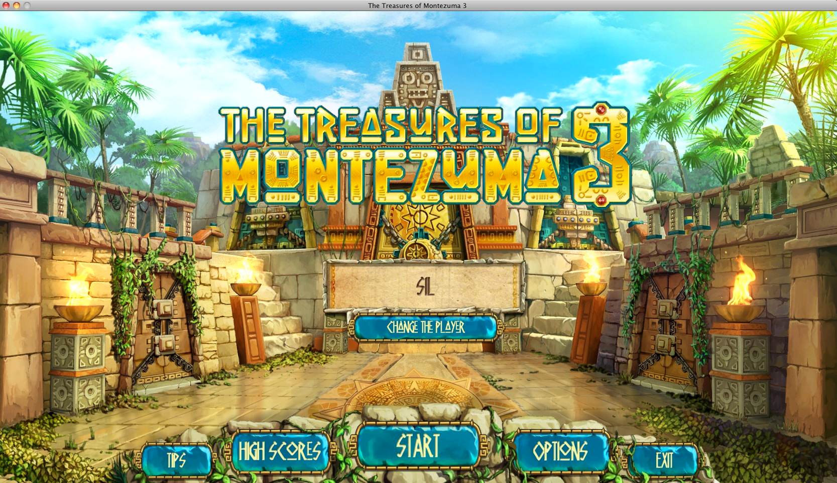 The Treasures of Montezuma 3 1.1 : Main menu